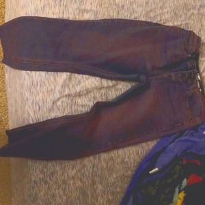 Hi-rise super skinny jeans